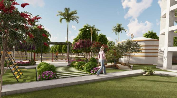 Garden, riyasat-krishnam-residency  200 Sq.Yd. Plot In Bhakrota Jaipur 9195878