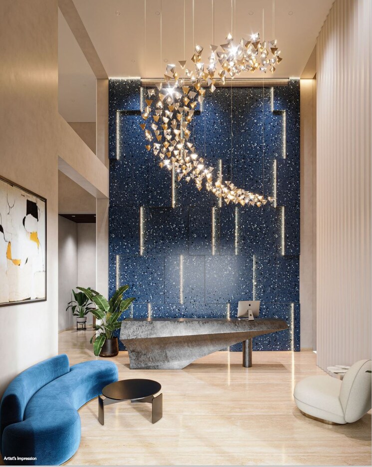 Living Room, eon-one 2 Bedroom 859 Sq.Ft. Apartment In Prabhadevi Mumbai 9195849