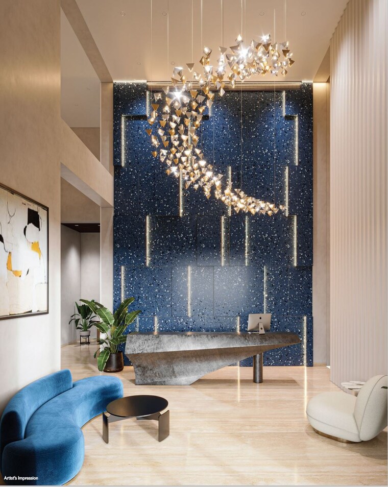 Living Room, eon-one 2 Bedroom 859 Sq.Ft. Apartment In Prabhadevi Mumbai 9195849