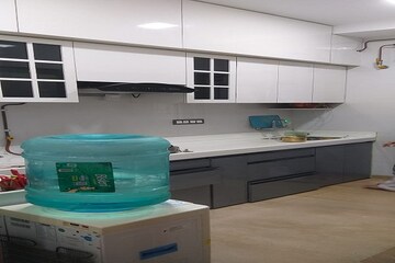 Kitchen in 3 BHK Apartment at Prabhadevi CHS, Prabhadevi – for Rent