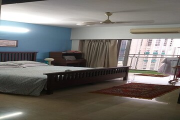 Balcony in 3 BHK Apartment at Prabhadevi CHS, Prabhadevi – for Rent