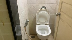Bathroom in 1 BHK Apartment at Mahim West – for Sale