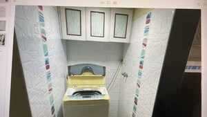 Bathroom in 2 BHK Apartment at Buniyad CHS, Aarey Colony – for Sale