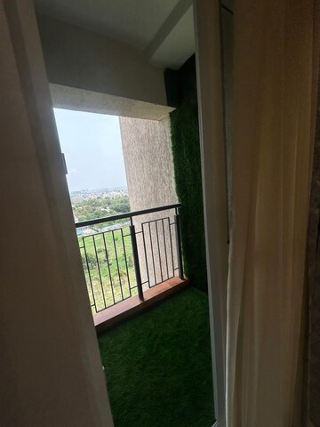 Balcony in 3 BHK Apartment at Salarpuria Sattva East Crest, Old Madras Road – for Rent