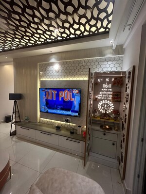 Living Room in 3 BHK Apartment at Salarpuria Sattva East Crest, Old Madras Road – for Rent