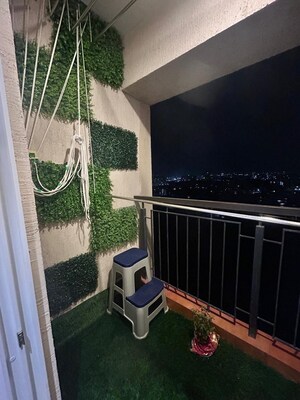 Balcony in 3 BHK Apartment at Salarpuria Sattva East Crest, Old Madras Road – for Rent