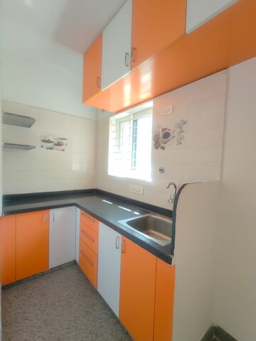 Kitchen in 1 BHK Builder Floor at Hsr Layout – for Rent