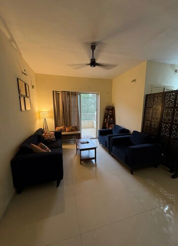 Living Room in 2 BHK Apartment at Rohan Mithila, Viman Nagar – for Rent