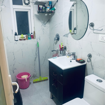 Attached Bathroom in 3 BHK Apartment at Sector 4 Dwarka – for Rent