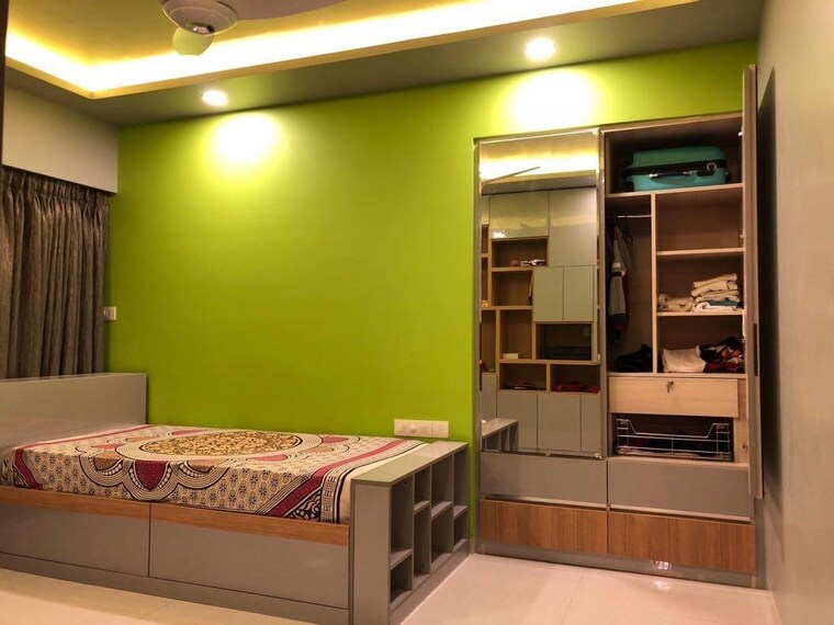 Bedroom, four bunglows 3 Bedroom 1347 Sq.Ft. Apartment In Four Bunglows Mumbai 9196317