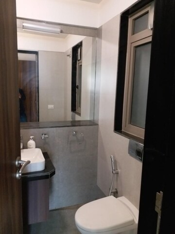 Bathroom in 3 BHK Apartment at Four Bunglows – for Rent