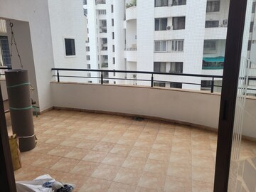 Balcony in 4 BHK Apartment at Rohan 10 Kasturkunj, Ashok Nagar – for Rent