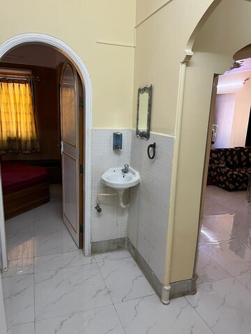 Bathroom in 3 BHK Apartment at Seven Bungalow, Andheri West – for Rent