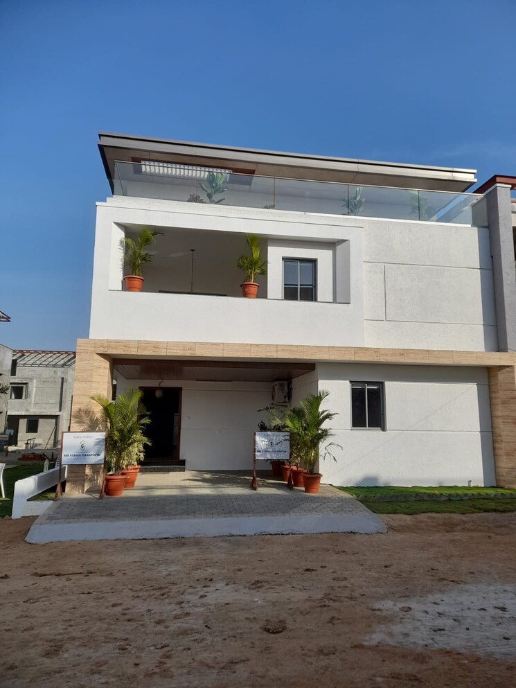 Exterior View, sreenidhi-luxury-park-2 4 Bedroom 3500 Sq.Ft. Villa In Shamshabad Hyderabad 9196410