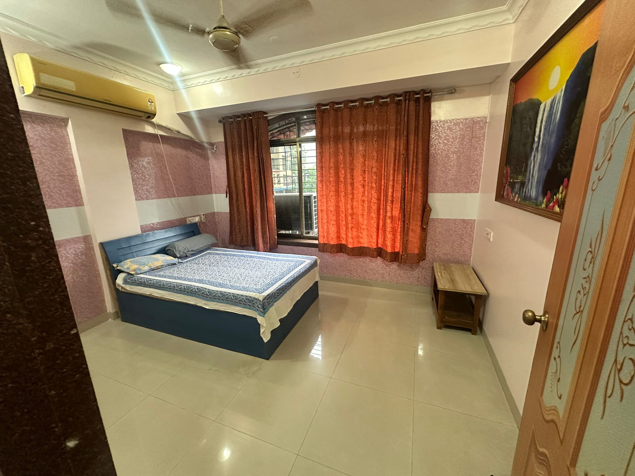 Living Room in 1 BHK Apartment at Vaishnavi Apartment Kharghar, Kharghar Sector 12 – for Rent