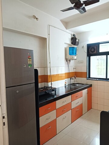 Kitchen in 1 BHK Apartment at Dheeraj Valley, Goregaon East – for Rent