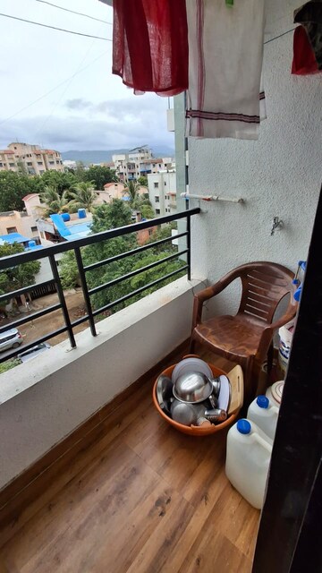 Balcony in 2 BHK Apartment at Padmanabh Golden Valley, Dhayari – for Sale