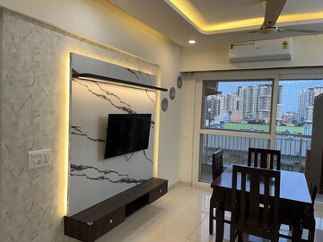 Dining area in 3 BHK Apartment at SNN Raj Grandeur, Bommanahalli – for Rent