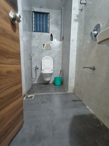 Bathroom in 2 BHK Apartment at Kopar Khairane – for Rent
