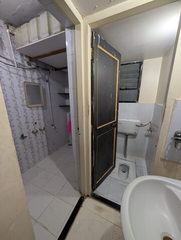Bathroom in 1 BHK Apartment at Vishal Srushti Residency, Wadgaon Sheri – for Rent