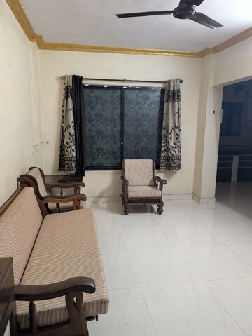 Living Room in 1 BHK Apartment at Vishal Srushti Residency, Wadgaon Sheri – for Rent
