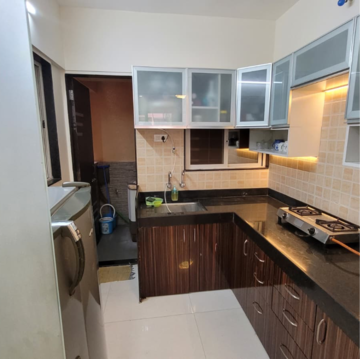 Kitchen in 2 BHK Builder Floor at G K Royale Hills, Ravet – for Rent