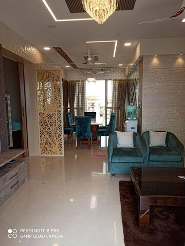 Living Room in 3 BHK Apartment at Transcon Triumph Tower, Andheri West – for Rent