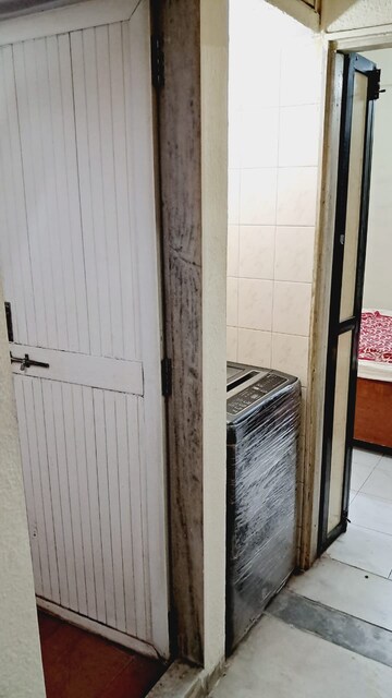 Bathroom in 1 BHK Apartment at Gokuldham Complex, Goregaon East – for Rent