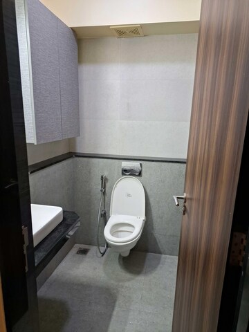 Bathroom in 3 BHK Apartment at Adani Group Western Heights, Andheri West – for Rent