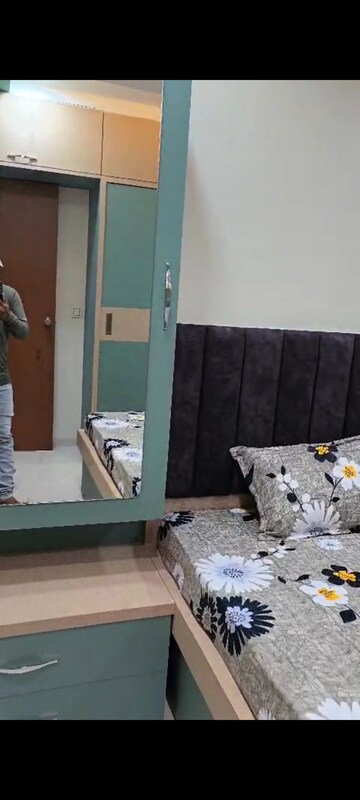 Living Room in 3 BHK Apartment at Saanvi Stella, South Bopal – for Rent