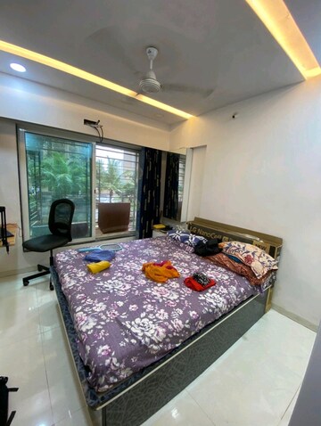 Bedroom in 2 BHK Apartment at Gurukrupa Marina Enclave, Malad West – for Rent