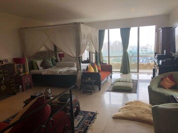 Living Room in 4 BHK Apartment at Oberoi Realty Sky Heights, Andheri West – for Rent