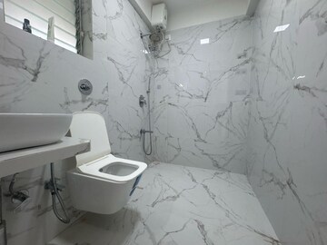 Bathroom in 3 BHK Apartment at DLH Orchid, Andheri West – for Rent