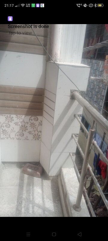 Staircase in 3 BHK Builder Floor at Sewak Park – for Sale