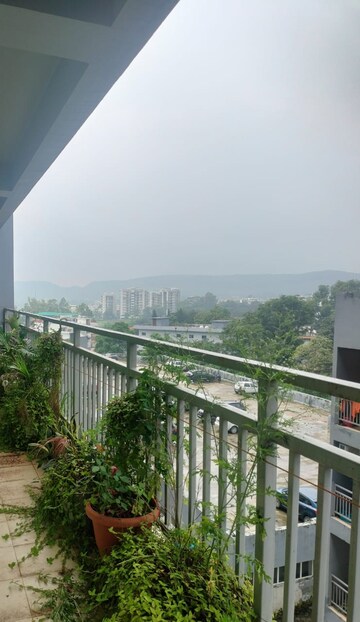 Balcony in 2 BHK Apartment at Pacific Golf Estate, Kulhan – for Rent