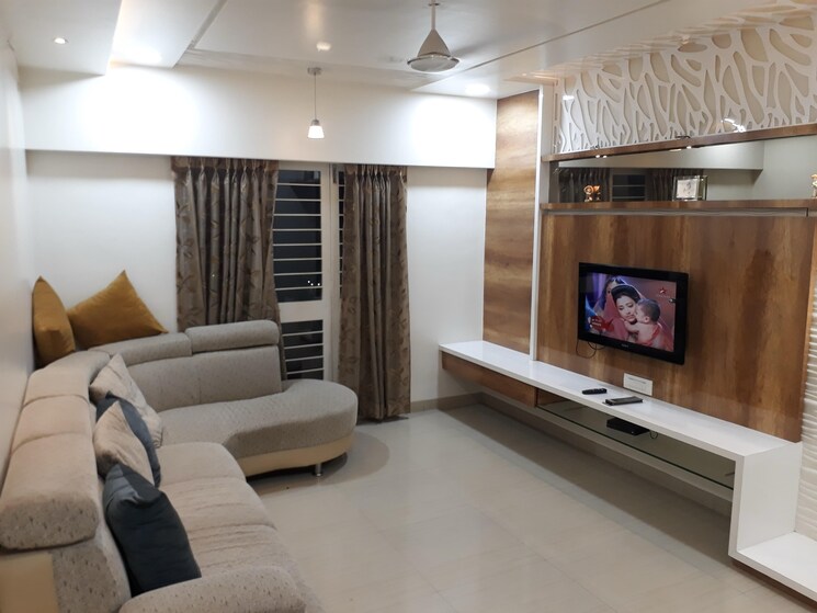 Living Room, sai-shubham-chs-pimple-saudagar 2 Bedroom 1100 Sq.Ft. Apartment In Pimple Saudagar Pune 9196919