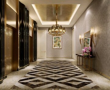 Lobby in 3 BHK Apartment at Raheja The Leela Sky Villas, Patel Nagar – for Sale