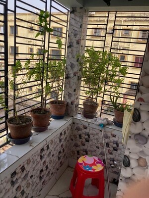 Balcony in 3 BHK Apartment at New Town Tower, New Town Action Area 1 – for Sale