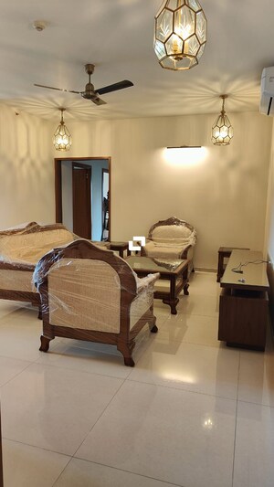 Living Room in 3 BHK Apartment at Sobha HRC Pristine Bangalore, Jakkuru – for Sale