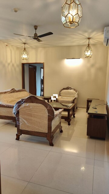 Living Room in 3 BHK Apartment at Sobha HRC Pristine Bangalore, Jakkuru – for Sale