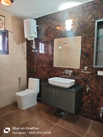 Attached Bathroom in 4 BHK Builder Floor at Sector 15 – for Rent