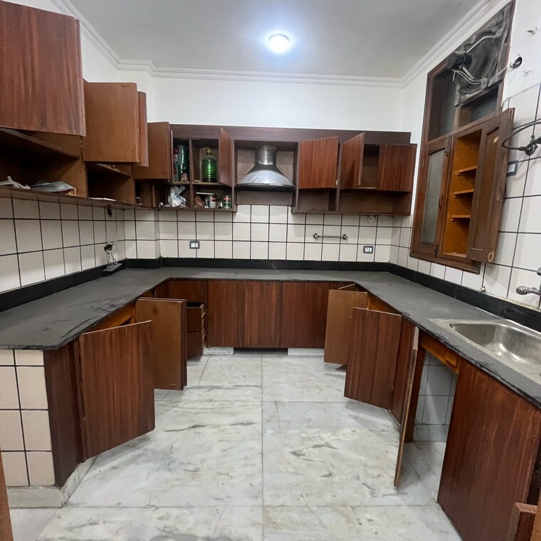 Kitchen, malviya nagar 3 Bedroom 1800 Sq.Ft. Builder Floor In Malviya Nagar Delhi 9196968
