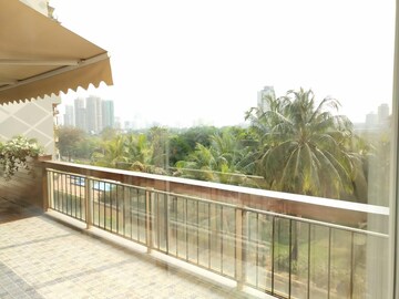 Balcony in 4 BHK Apartment at Oberoi Sky Gardens, Andheri West – for Rent