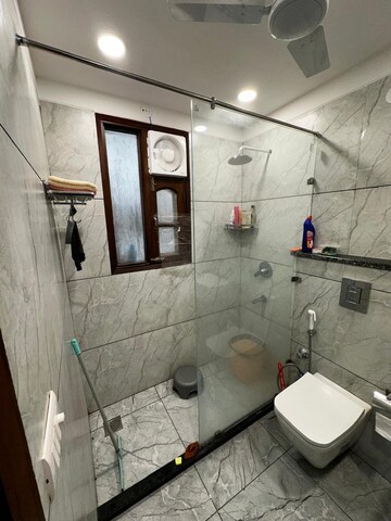 Bathroom in 3 BHK Builder Floor at Sector 15 – for Rent