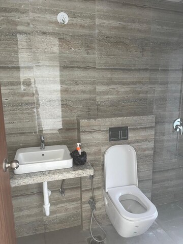 Bathroom in 3 BHK Apartment at Runwal Nirvana, Parel – for Rent