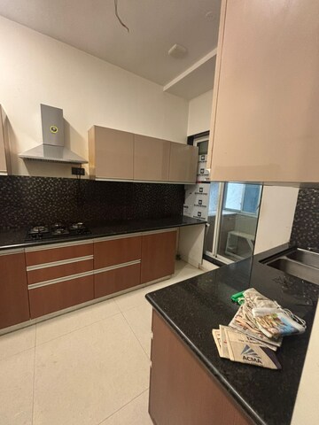 Kitchen in 2 BHK Apartment at Ajmera Zeon, Bhakti Park – for Rent
