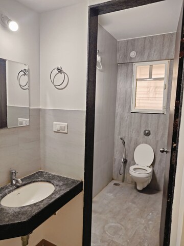 Bathroom in 2 BHK Apartment at Vilas Javdekar Yashwin Anand, Sus – for Rent