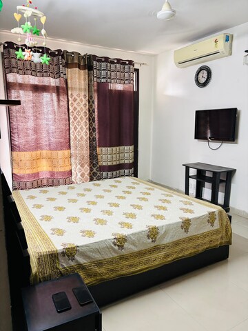 Bedroom in 2 BHK Apartment at Jaipurias Sunrise Greens Zirakpur, Vip Road – for Rent