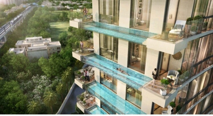 Swimming Pool, raheja-the-leela-sky-villas 5 Bedroom 4688 Sq.Ft. Apartment In Patel Nagar Delhi 9197027