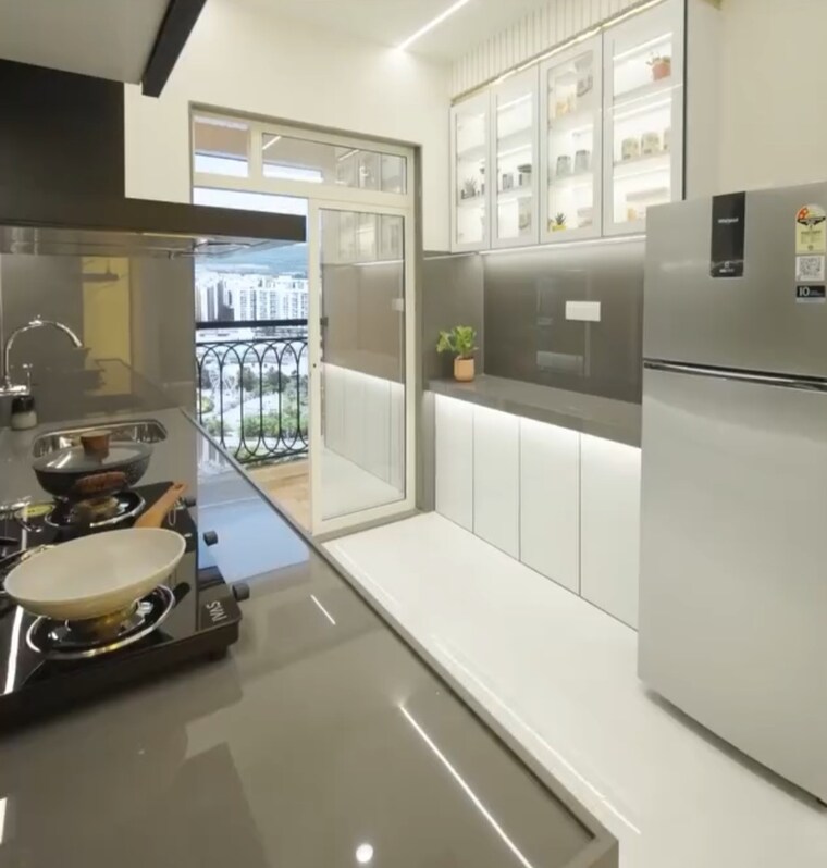 Kitchen, cosmos-senenity 2 Bedroom 695 Sq.Ft. Apartment In Virar West Palghar 9197030